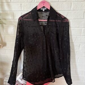 Express Sheer Black Polka Dot Blouse
“The Portofino Shirt/Slim Fit